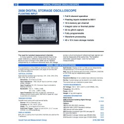 Gould DSO 2608 - 20MS/s - 7 MHz