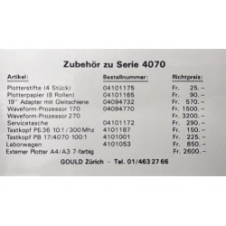 Gould DSO 4094 - 800MS/s - 200 MHz
